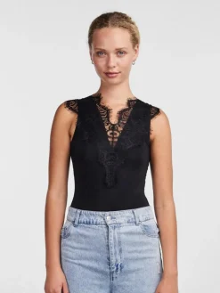 Ilu Bodystocking, Black, XS