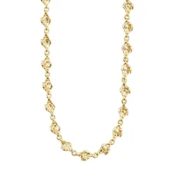 Inaya Recycled Halskæde, Gold Plated, 38 cm