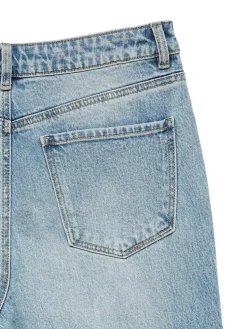 India Flared Jeans, Medium Blue Denim, W33/L32