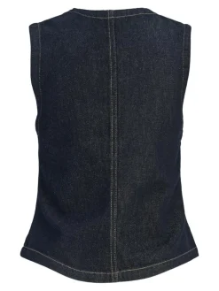 Indie Vest, Dark Blue Denim, S