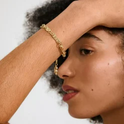 Instant Armbånd, Gold Plated, 16,5+3 cm