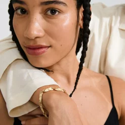 Instant Armbånd, Gold Plated, 16,5+3 cm