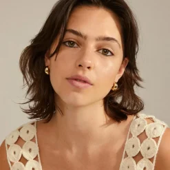 Ioanna Chunky Hoops, Gold Plated