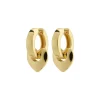 Iokaste Chunky Hoops, Gold Plated