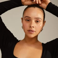 Iokaste Chunky Hoops, Gold Plated