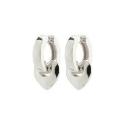 Iokaste Chunky Hoops, Silver Plated
