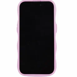 Iphone 15 Pro Max Transparent Wavy Cover, Lilac/Transparent