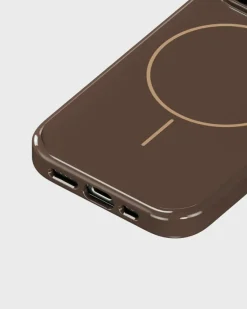 Iphone 16 Pro Mono Case Cover, Chocolate/Beige