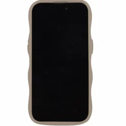 Iphone 12/12 Pro Transparent Wavy Cover, Mocha Brown/Transparent