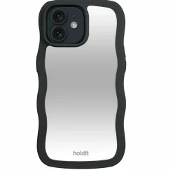 Iphone 12/12 Pro Wavy Cover, Black/Mirror