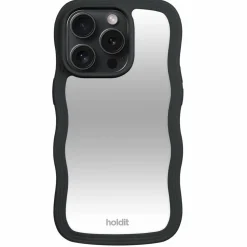 Iphone 14 Pro Wavy Cover, Black/Mirror