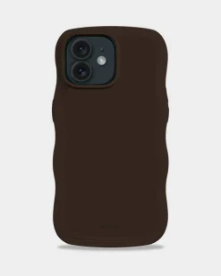 Iphone 12/12 Pro Wavy Cover, Chocolate