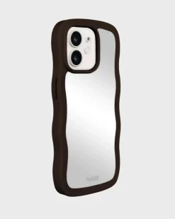 Iphone 15/14/13 Wavy Cover, Chocolate/Mirror