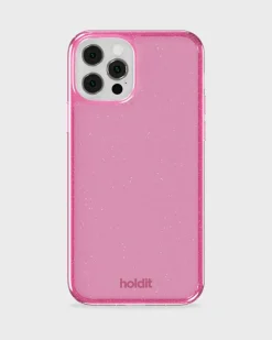 Iphone 12/12Pro Glitter Cover, Pink
