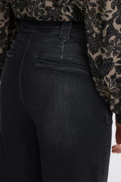 Ireloi Jeans, Black Washed Denim, 36