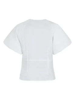 Irina Poplin Bluse, White, 38