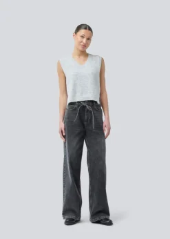 IsoldeMD Solid Bukser, Black Wash, M