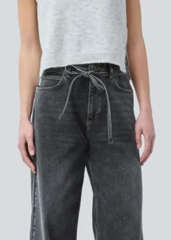 IsoldeMD Solid Bukser, Black Wash, M