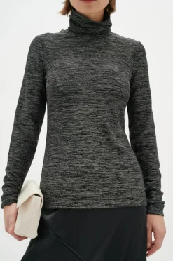 JafarIW Strikbluse, Silver Ombre, XL