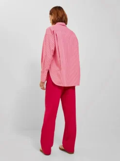 Jamie Skjorte, Cerise Stripe, M