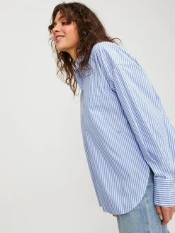 Jamie Skjorte, Navy Blazer Stripes, XL