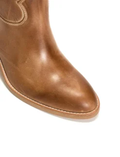 Janie Escovado Højhælede Støvler, Dark Tan, 41