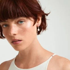 Jasmin Øreringe, Silver Plated