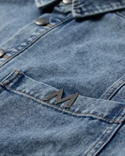 Jaycce Denimjakke, Denim Blue, XS/S