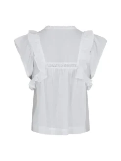 Jayla S Voile Bluse, Hvid, 34