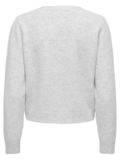 Jella Cardigan, Light Grey Melange, M