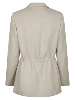 Jemmie Boucle Blazer, Natural, 36