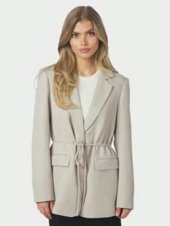 Jemmie Boucle Blazer, Natural, 36