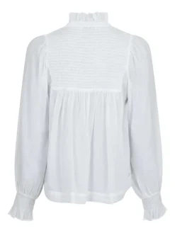 Jill S Voile Bluse, White, 36