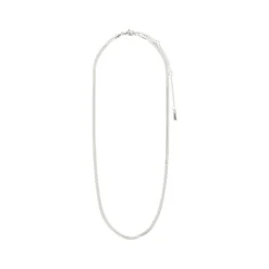 Joanna Flat Snake Chain Halskæde, Sølv, 40 cm