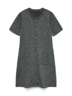 Johanna Strikkjole, Medium Grey Melange, L