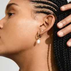 Jonne 2-pak Øreringe, Gold Plated