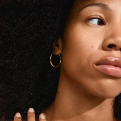 Jorun Øreringe, Gold Plated