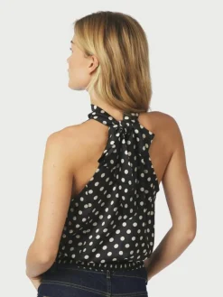 Jos Dot Top, Black, 38