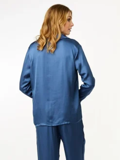 Josephine Pyjamasskjorte, Ensign Blue, XXL