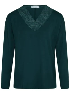Josie Langærmet Bluse, Eden Green, 42