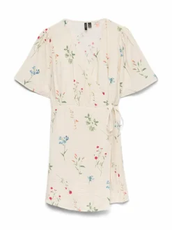 Josie Wrap Kjole, Birch, XL