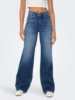 Juicy Højtaljede Jeans, Dark Blue Denim, W32/L32