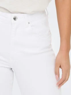Juicy Højtaljede Jeans, White, W33/L32