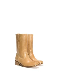 Julia Gaucho Escovado Støvler, Light Tan, 38
