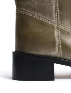 Julia Gaucho Escovado Støvler, Army Green, 39