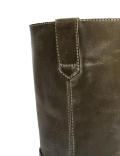 Julia Gaucho Escovado Støvler, Army Green, 39