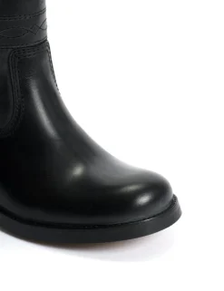 Julia Western Stitching Støvler, Black, 39