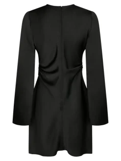 Jumari Heavy Sateen Kjole, Black, 38