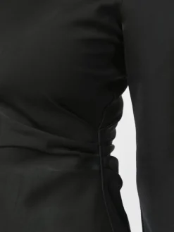 Jumari Heavy Sateen Kjole, Black, 38