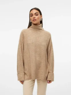 Jupiter Striktrøje, Silver Mink, XL